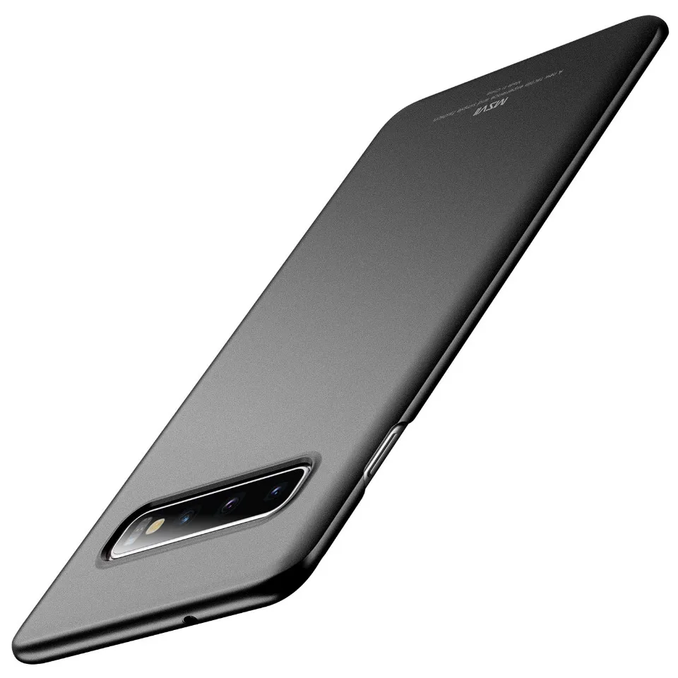 Для samsung Galaxy S10 чехол MSVII тонкий PC матовый полный защитный чехол для samsung S10 E Plus чехол S10E S 10 чехол для телефона s