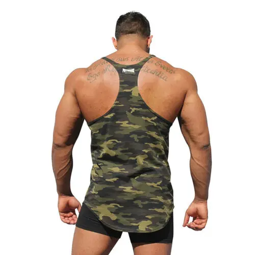 Мужская майка без рукавов Stringer для бодибилдинга тренажерного зала|Майки| |