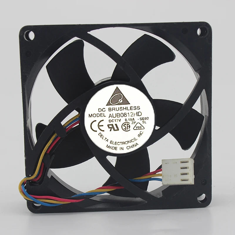 

Genuine 8020 8 cm AUB0812HD three-wire 12V 0.18A fan