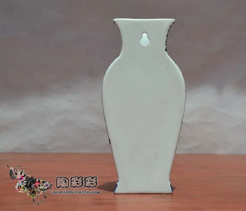 The blue and white porcelain vase Vase Decoration wall decoration small Chinese Home Furnishing decorations | Дом и сад