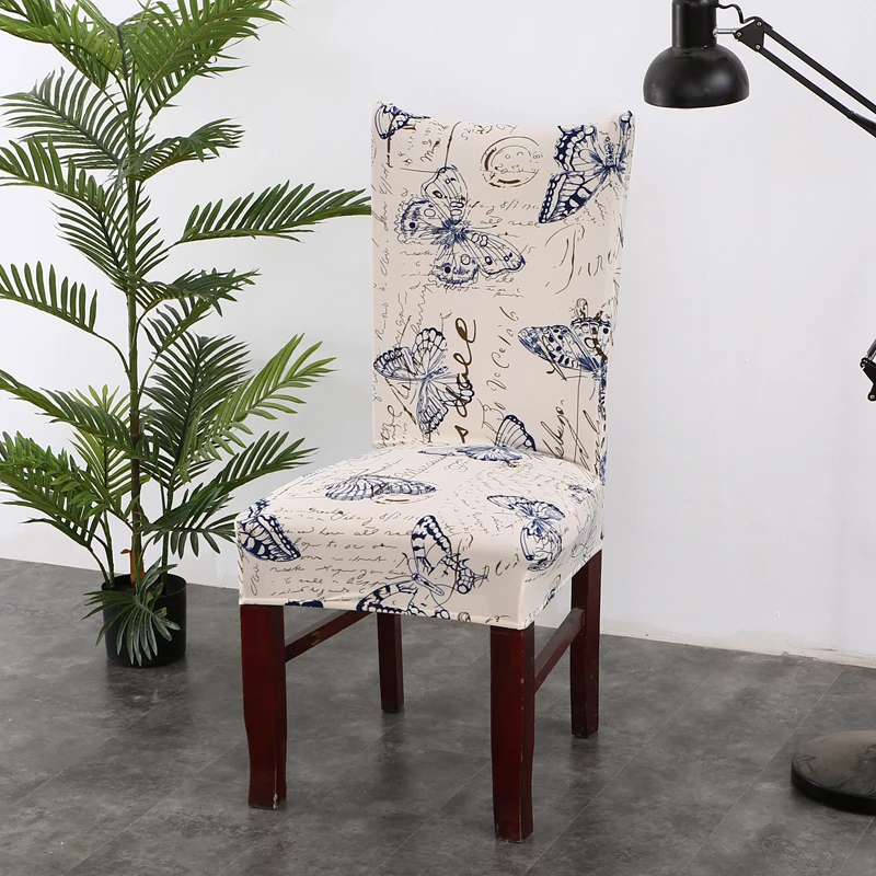 Чехлы на стулья спандекс стрейч для кухни s Универсальный чехол с спинкой