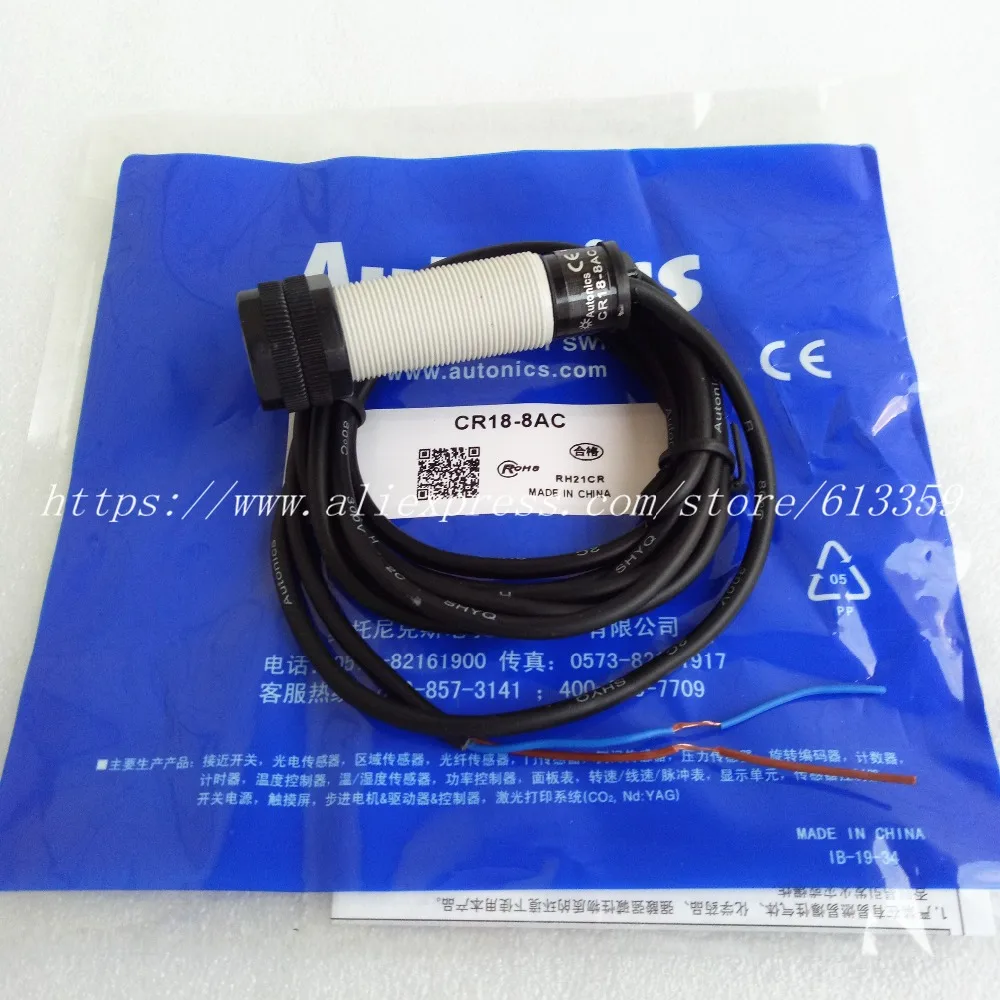 CR18 8AO 8AC 2 проводной AC Autonics емкостный датчик приближения|capacitive proximity switch|proximity