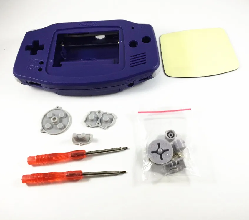 Полный комплект чехол для корпуса Сменный Чехол пластиковый Nintendo for GBA кнопки