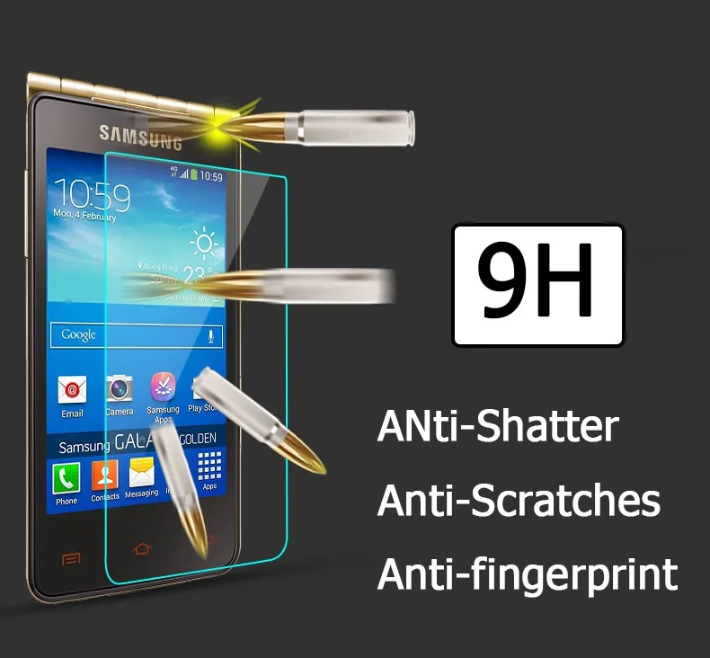 0 26 мм пленка из закаленного стекла для Samsung Galaxy Golden E400 W789 E400K 3 7 "анти-осколочная