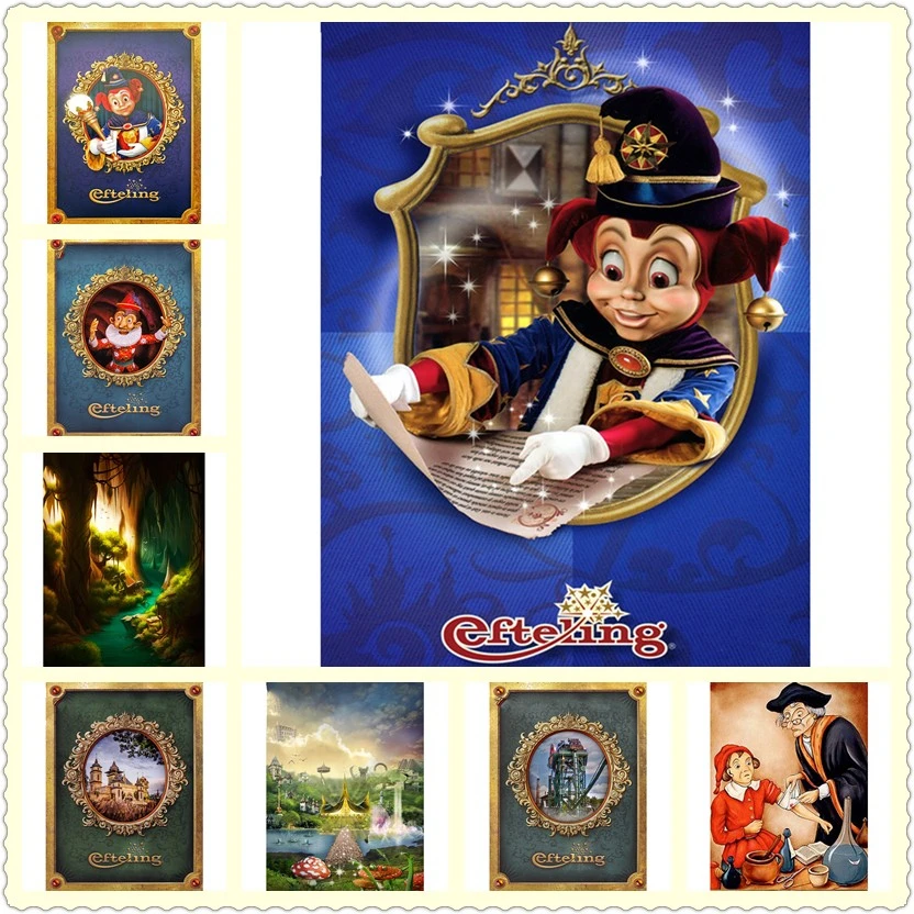 5D DIY Алмазная картина полный квадратный круглый Efteling парк вышивка крестиком