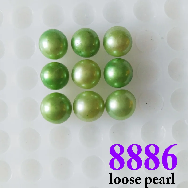 5 шт. круглые бусины из натурального окрашенного жемчуга 6 7 мм|pearl beads|beads beadsloose beads |