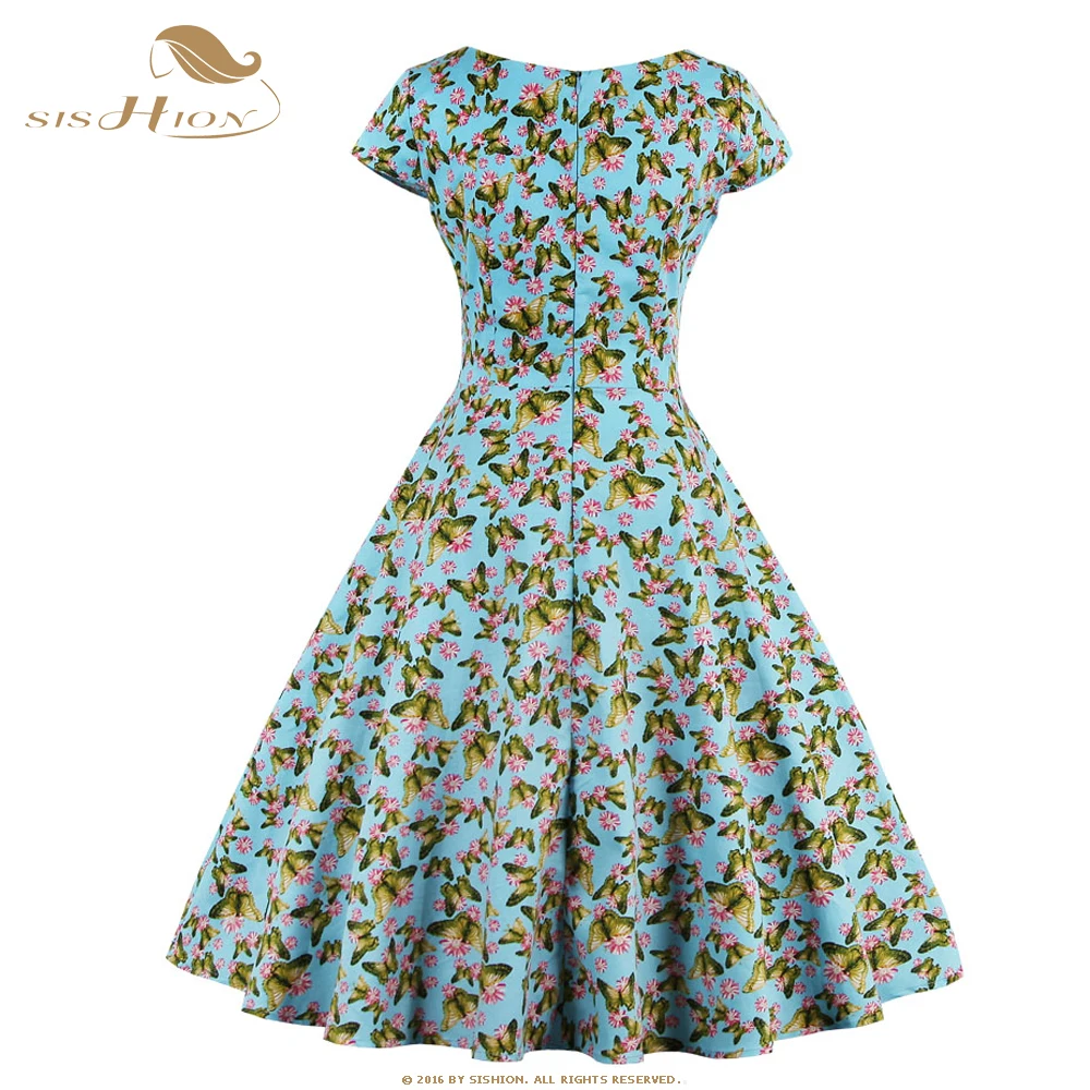 Женское летнее платье в горошек с цветочным принтом|vintage dress|autumn dressfloral print |