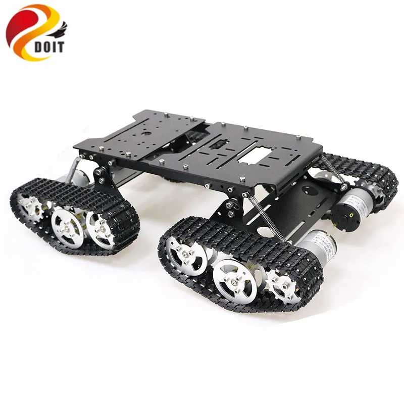 Комплект амортизирующего шасси для робота танка 4wd с дистанционным управлением 4