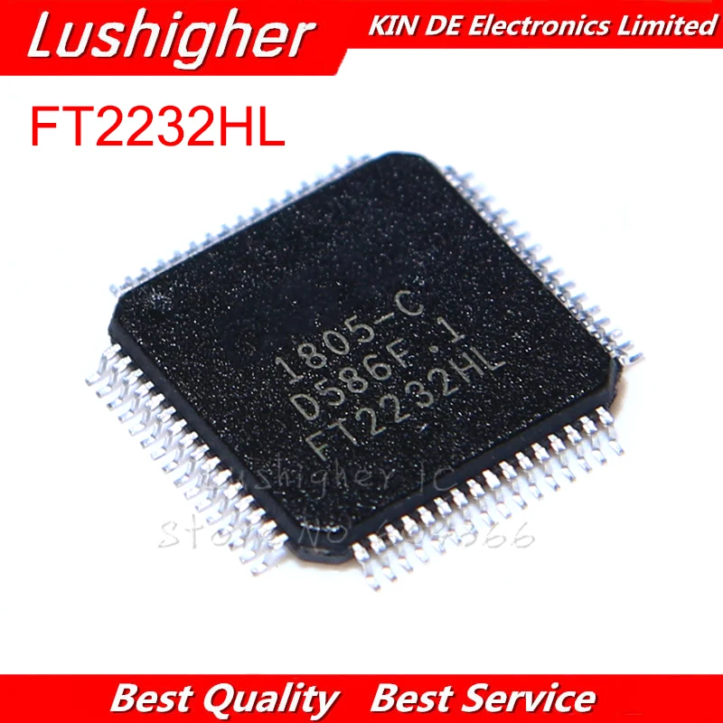 

5 шт. FT2232HL FT2232 LQFP64 QFP FT2232H IC