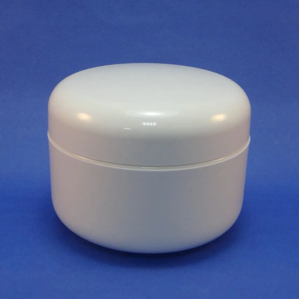 1 шт. белый пластиковый косметический контейнер для крема с двойными стенками 8 5