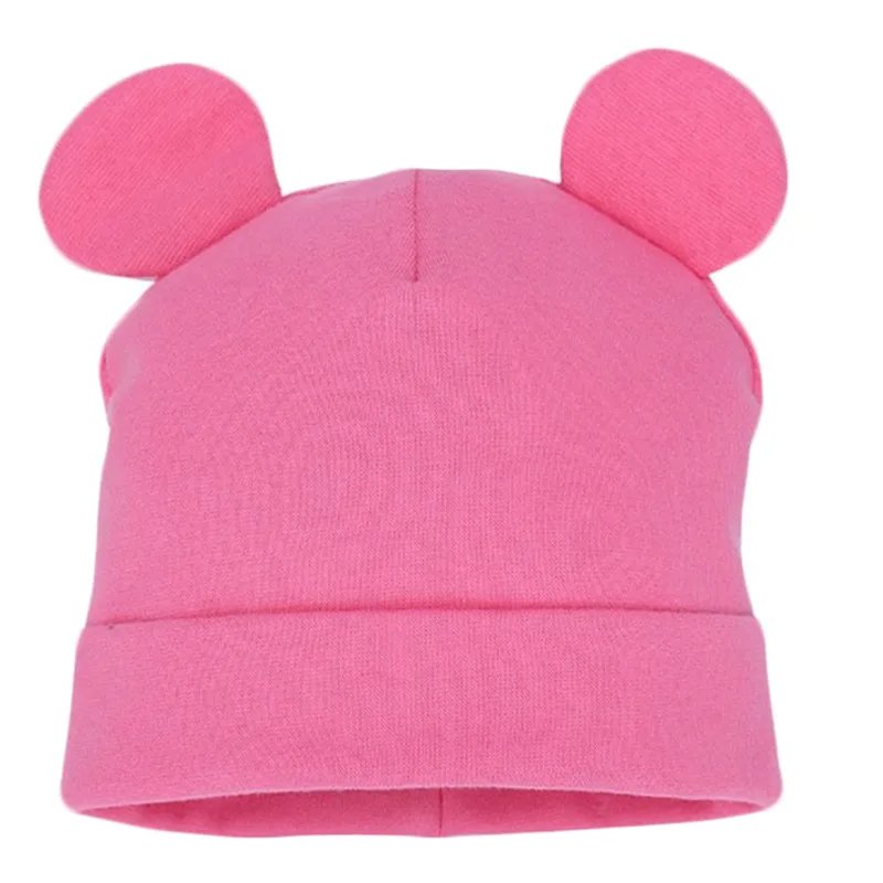 New Spring Autumn Baby Hat Cute Ear Cotton Boys Girl Cap Scarf Sets Kids Knitted Winter Warm Children Ring Collar | Аксессуары для