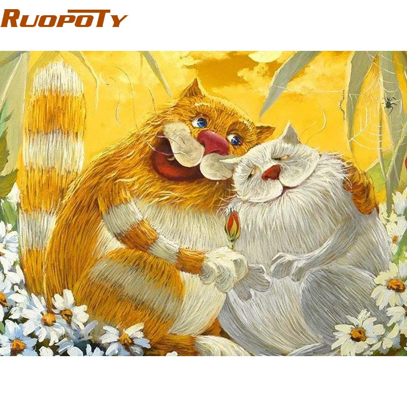 RUOPOTY рамка с абстрактными животными для самостоятельного оформления стен