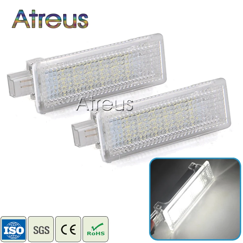 Atreus 2X автомобиля светодиодный Дверь Добро пожаловать лампы 12V для BMW E60 E90 E87 F10 E81 E63