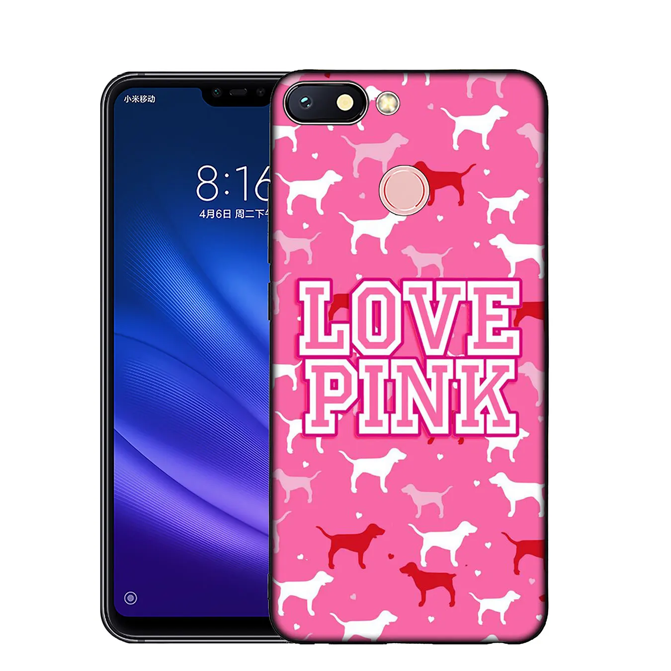 IYICAO love pink girly Soft Silicone Case for Xiaomi Mi 9 8 A2 Lite A1 6 pocophone f1 MAX 3 mi9 mi8 mia2 |