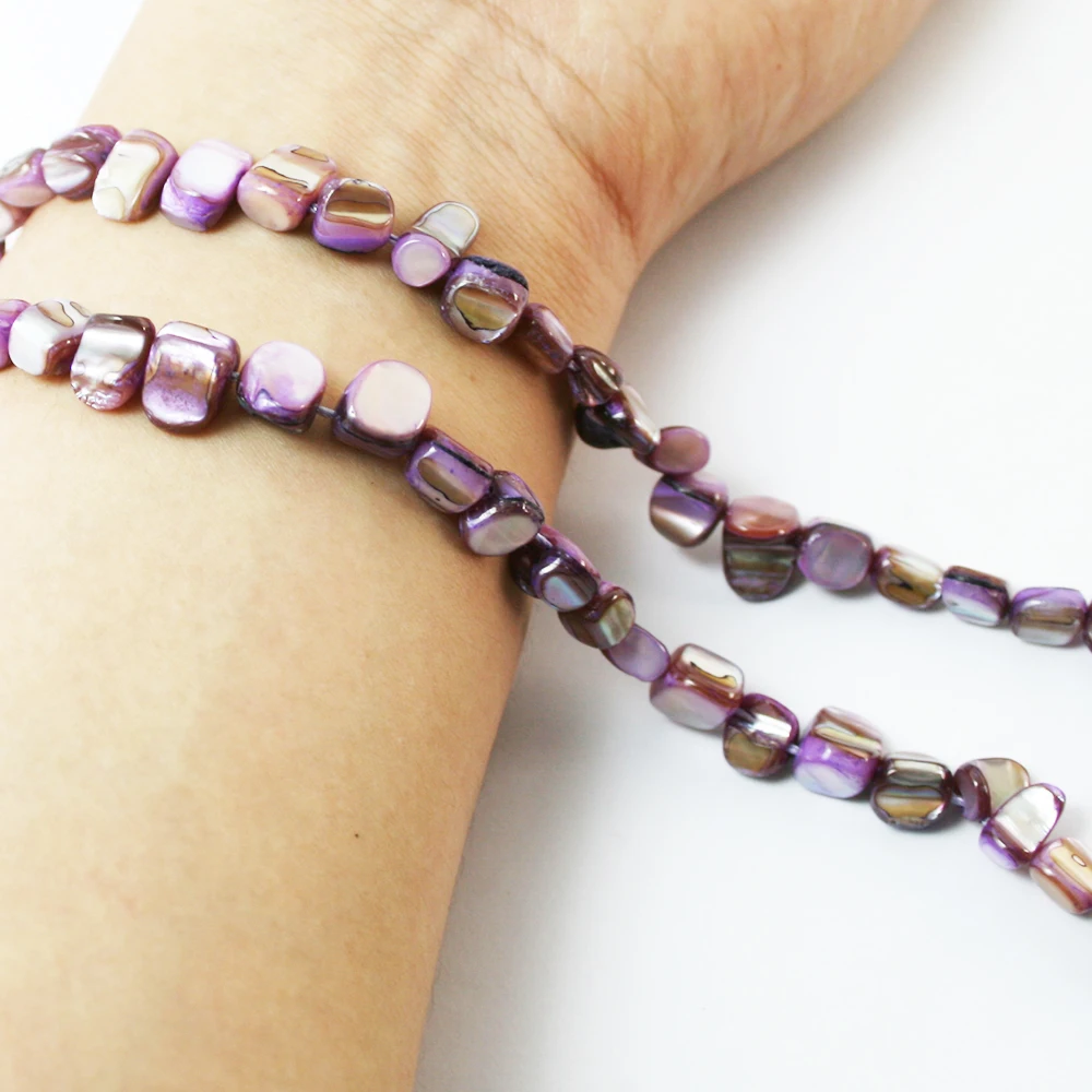 5-7mm Approx 50pcs Round Natural Freshwater Shell Beads Mop For Jewelry Making Bracelet DIY Findings | Украшения и аксессуары