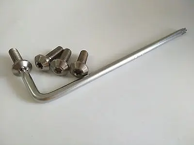 4 шт. конусные винты из титанового сплава с отверткой|torx screw|screw conetorx screw head |