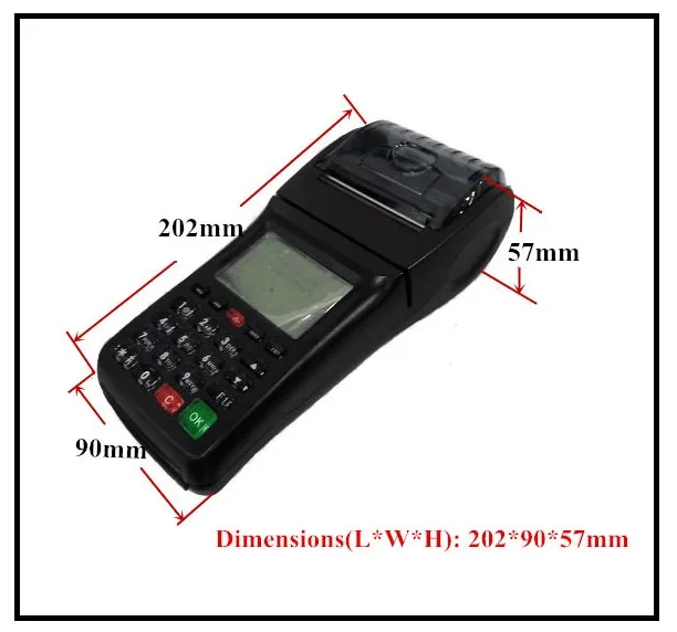 Портативный POS с принтером совместим 3G/GPRS/SMS/USSD/STK | Компьютеры и офис