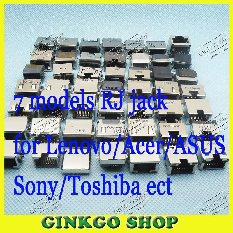 Preise 70 Modelle Neues Freies Verschiffen RJ45 Combo Jack Laptop Lan Buchse Adapter Schnittstelle Für ASUS Lenovo ACER Sony Toshiba DELL IBM Ect