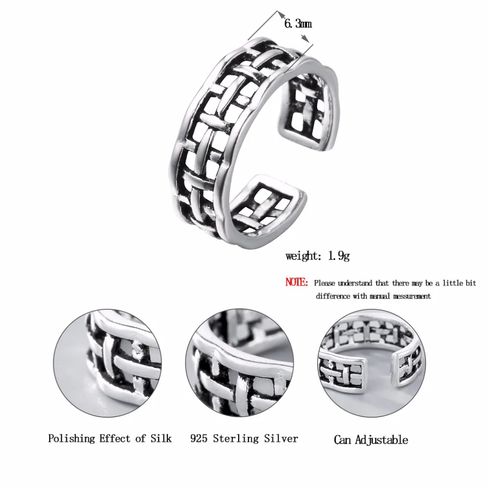 Kinitial Модные кольца с треугольниками и сеткой для женщин подарок на день рождения