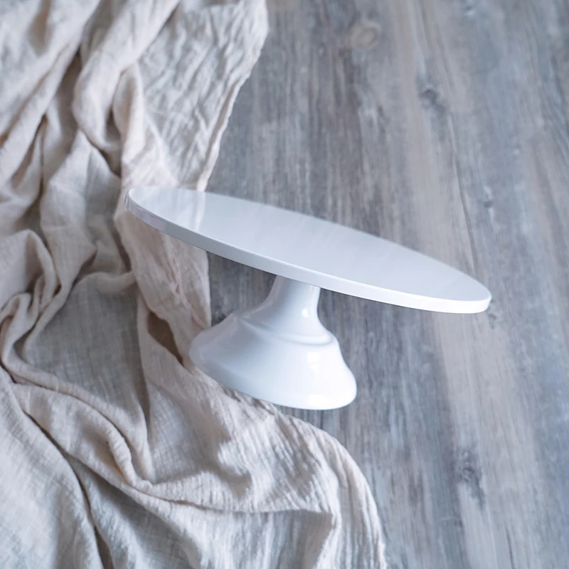 Пластиковая подставка для торта вращающийся кухонный стол 12 дюймов