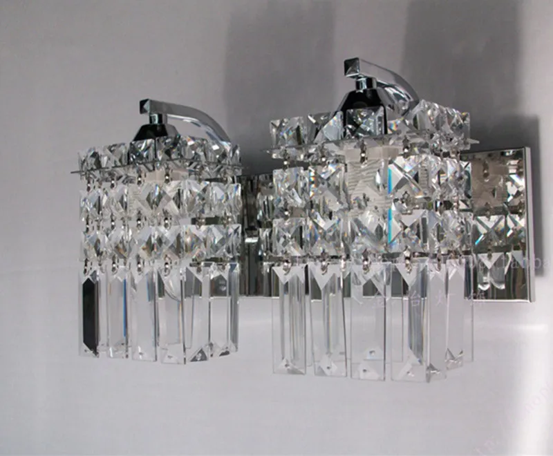 Высокое качество светодиодный K9 хрустальный настенный светильник зеркальный