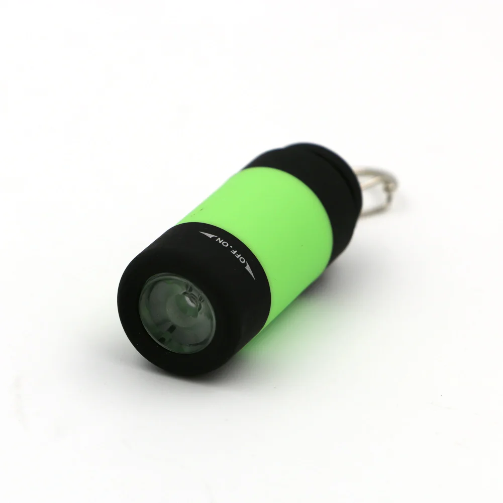 5 цветов USB флэш-светильник ультра яркий мини USB Перезаряжаемый светодиодный светильник фонарь брелок светодиодный светильник