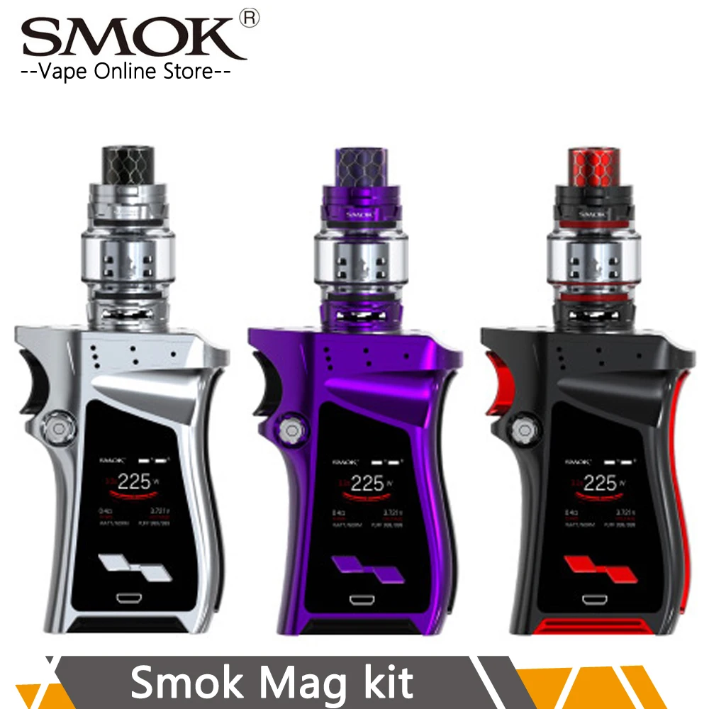 Горячие продажи! SMOK комплект Mag с 225 Вт коробка мод и TFV12 принц 8 мл танк электронная