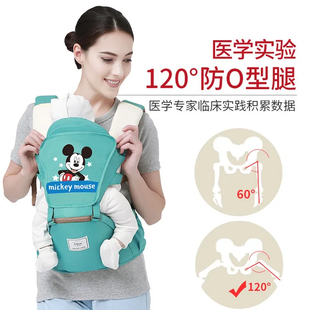 Disney Baby Carrier дышащий Многофункциональный передний облицовочный детский слинг рюкзак сумка обертывание аксессуары для Диснея