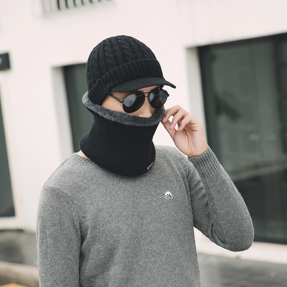 Простая зимняя шапка Skullies Beanies зимние шапки бини для мужчин и женщин шерстяной