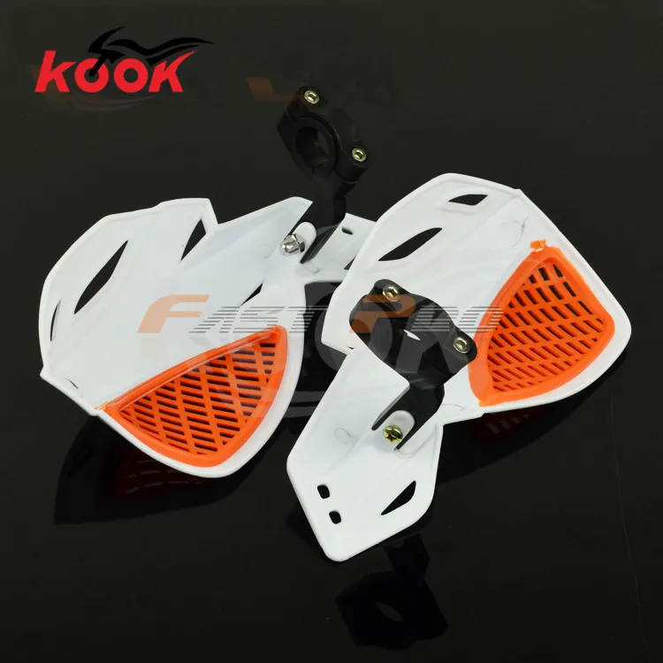 Белые оранжевые защитные накладки для мотоциклов KTM защита ручек мотокросса