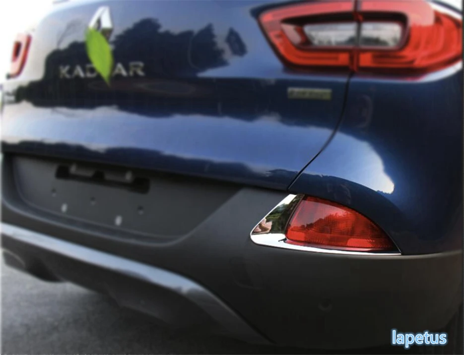Lapetus для Renault Kadjar 2016 2017 2018 ABS внешняя лампа заднего противотуманного фонаря век