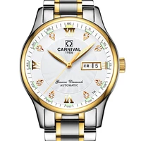 carnival watch men japan miyota auto self wind brand luxury men watches luminous sapphire reloj hombre waterproof watch c501 1