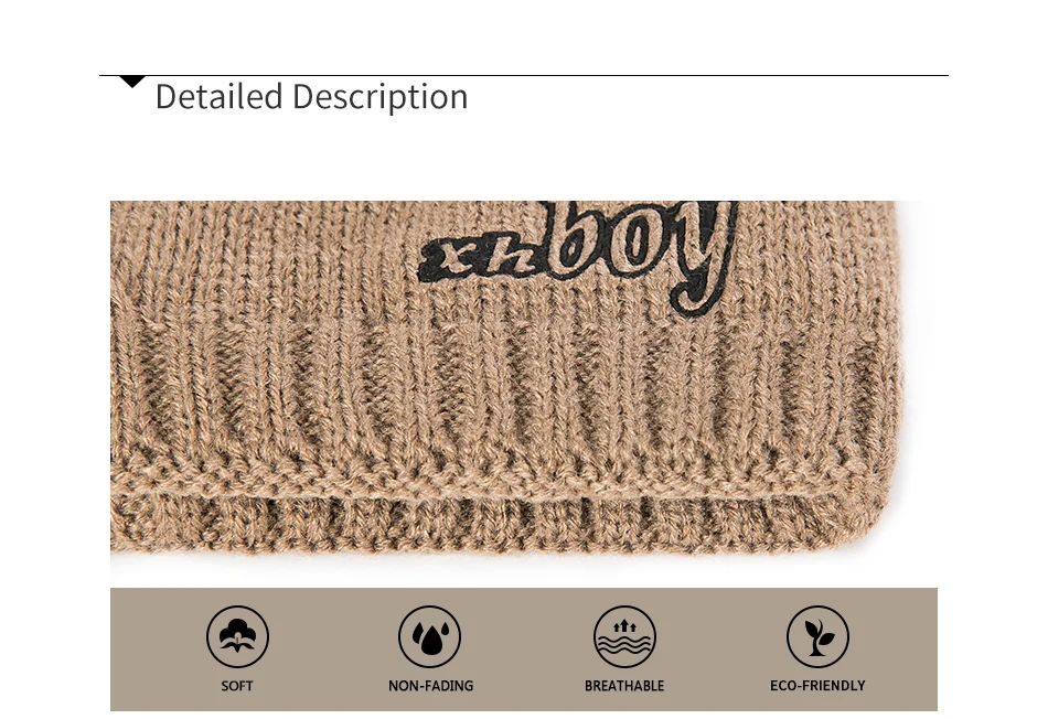 Evrfelan New Design Thick Winter Hat Scarf Men Women Knitting Warm Beanie Hat Ring Scarves Unisex Solid Color Gorros Bonnet
