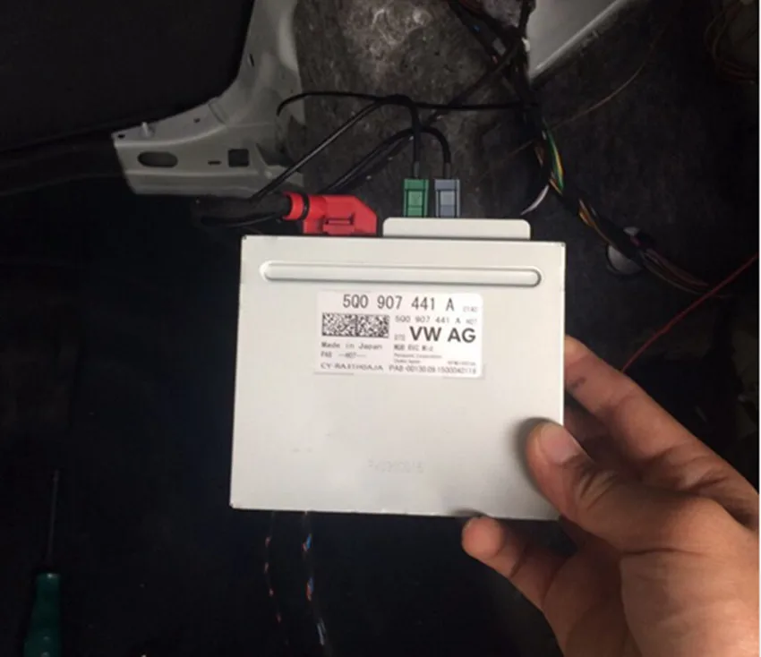 Камера заднего вида Highline RVC с жгутом проводов 5Q0907441A комплект камеры для A3 8V 5Q0 907 441