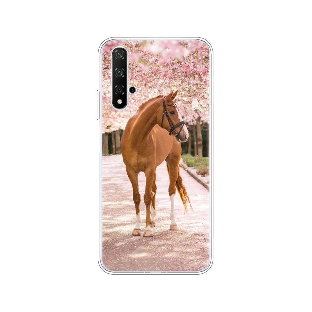80066 Чехол для Honor 20, силиконовый чехол на заднюю панель, чехол для телефона Huawei Honor 20 Pro Lite Honor20, YAL-L21, YAL-L41, роскошный мультяшный рисунок - Цвет: 80066