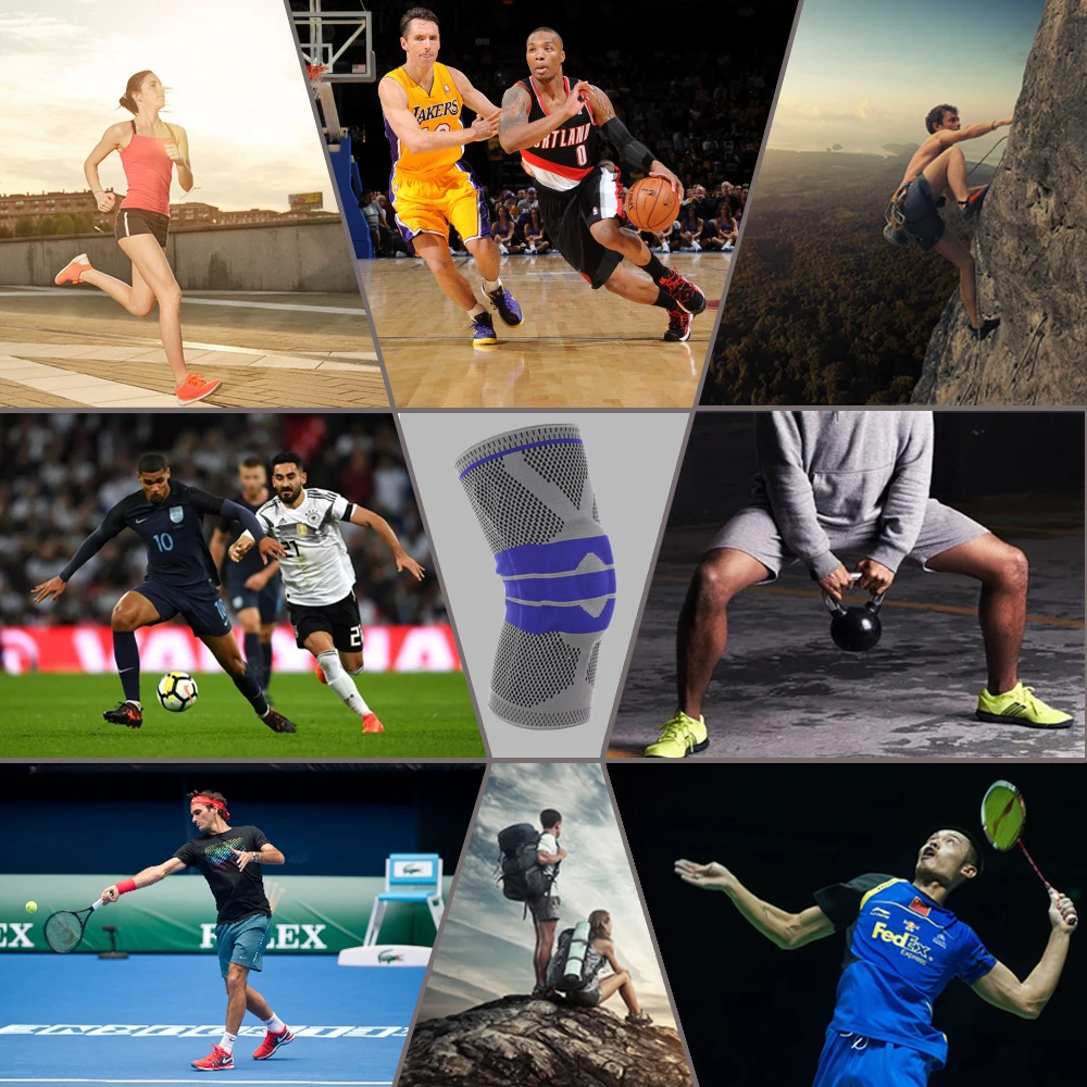 1 упаковка наколенника Поддержка компрессионный рукав наколенники колено