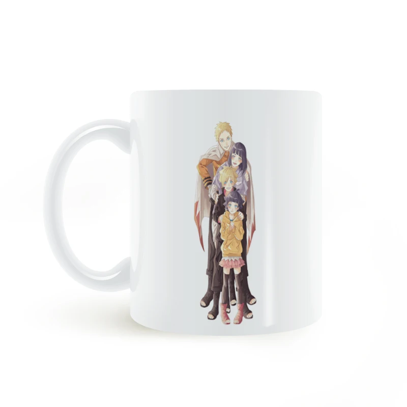 Uzumaki семья Наруто Хината Himawari Boruto кружка кофейное молоко творческая керамическая кружка DIY подарки Домашний декор кружки 11 унций T1126