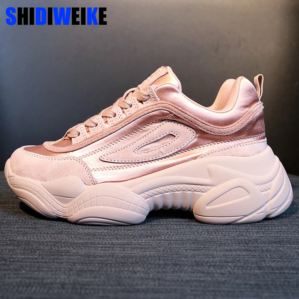 Женские кроссовки модель 2020 года basket femme tenis feminino белые туфли на платформе женские