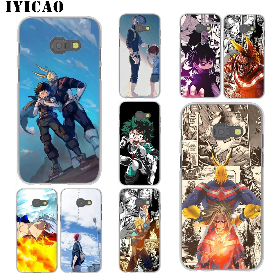 Жесткий чехол IYICAO Anime My Hero academic для Samsung Galaxy J6 J5 J1 J2 J3 J7 2017 2016 2015 Prime US EU