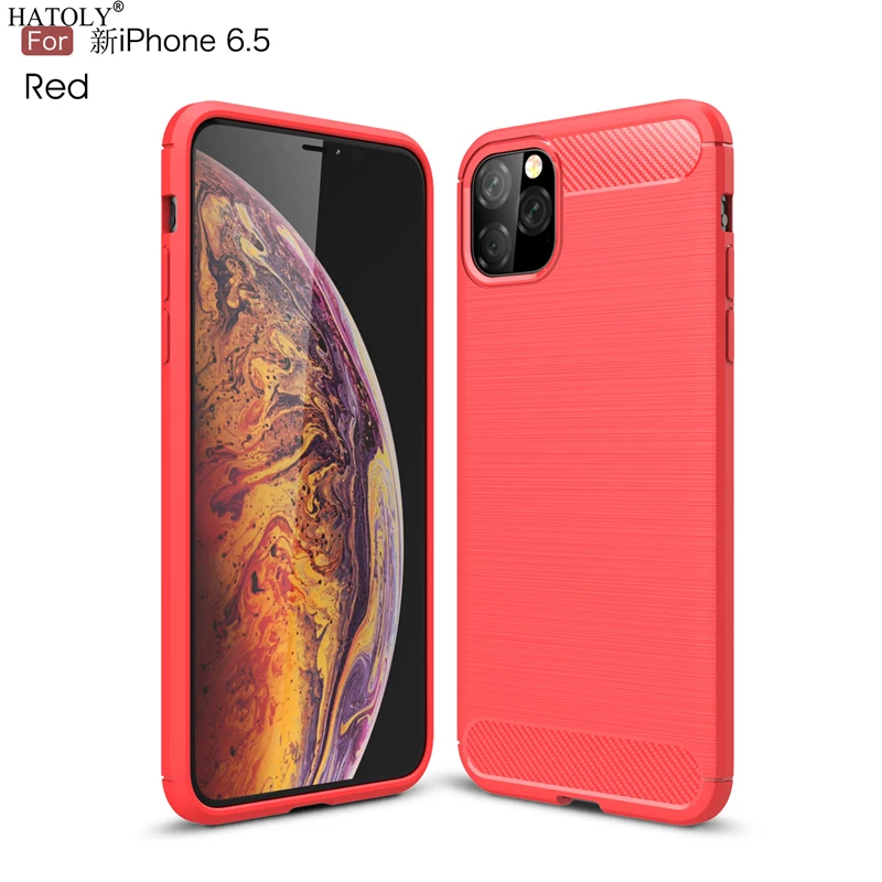 Чехол для Apple iPhone 11 Pro Max противоударный мягкий чехол из ТПУ силиконовый телефона