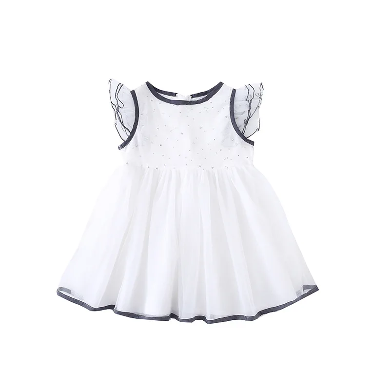 Новое поступление лета 2019 хлопковое платье принцессы с коротким рукавом и