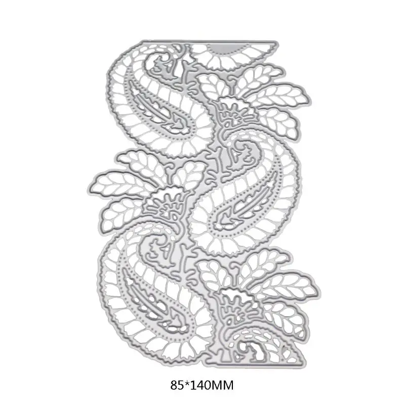 Листья фон металлический Трафаретный вырубной штамп трафарет для скрапбукинга
