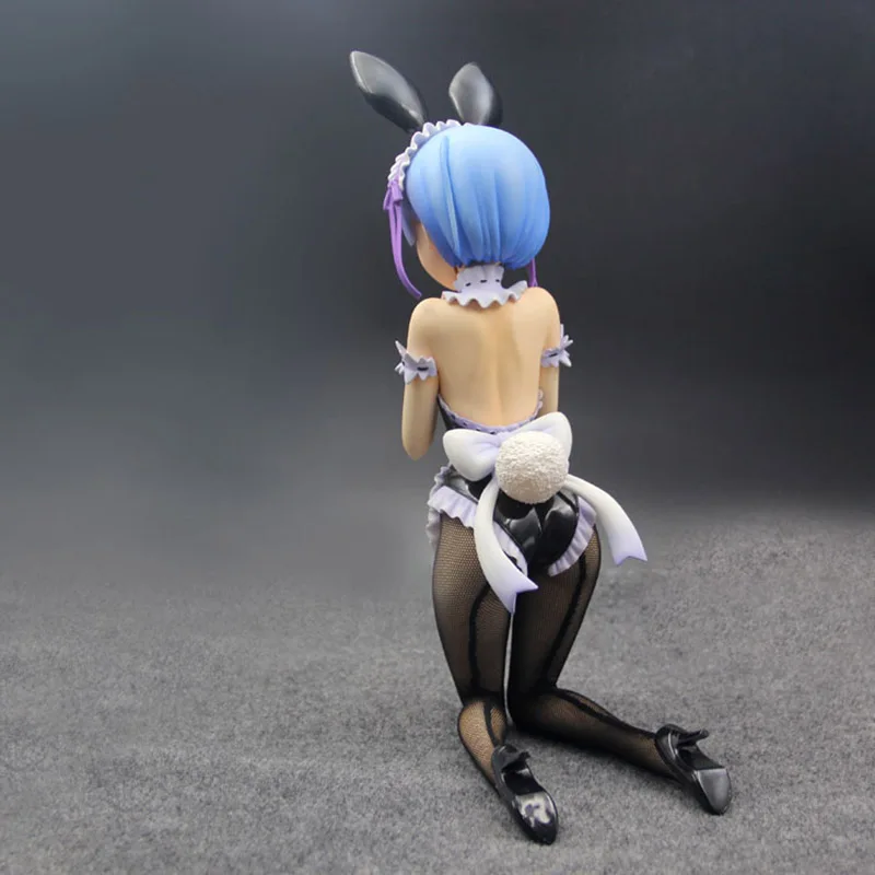 О: жизнь в другом мире от Zero Bunny Girl Ver. Ram Action Figure Kneeling Rem ПВХ Фигурки Brinquedos аниме 22