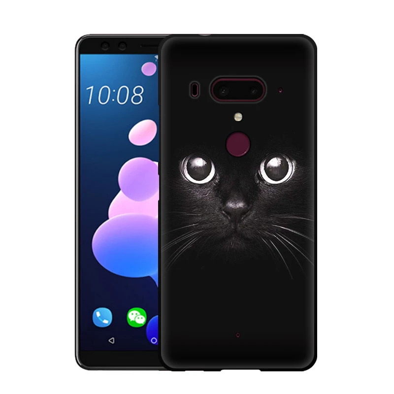 Мягкий силиконовый чехол JURCHEN для телефона HTC U12 Plus из ТПУ симпатичный мультяшный