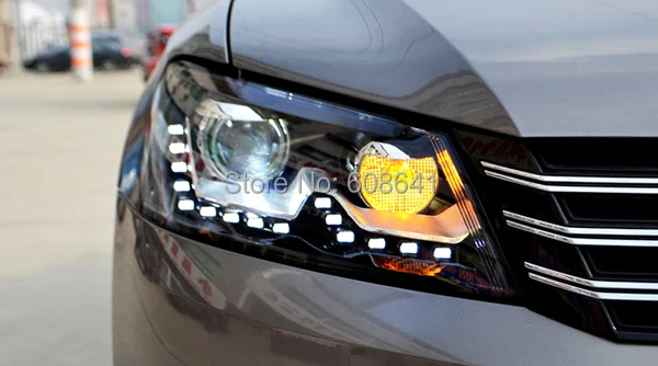 2011-2014 светодиодный налобный фонарь для VW Passat B7 Североамериканская версия SY |
