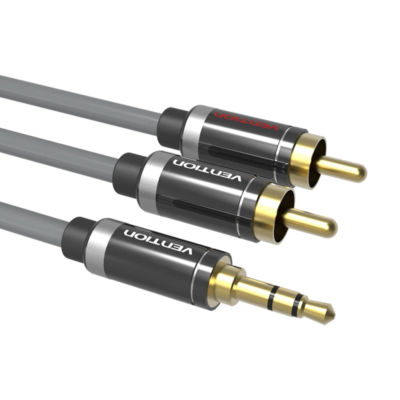 Аудиокабель Vention RCA 3 5 мм разъем на 2 AUX кабель 2RCA для домашнего кинотеатра iPhone