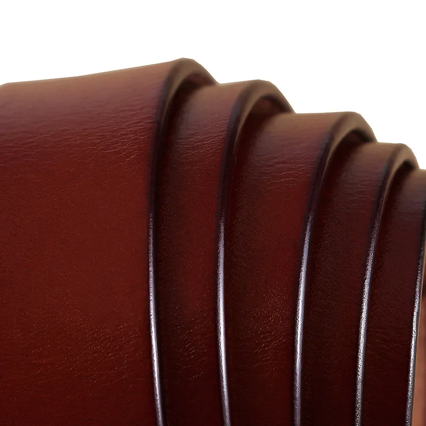 Женский кожаный ремень Smile face модный из натуральной воловьей кожи с пряжкой