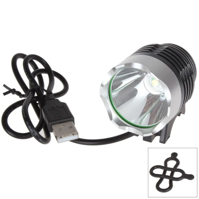 WasaFire USB Перезаряжаемые 800lm 10 Вт XML T6 светодиодный передняя фара для велосипеда