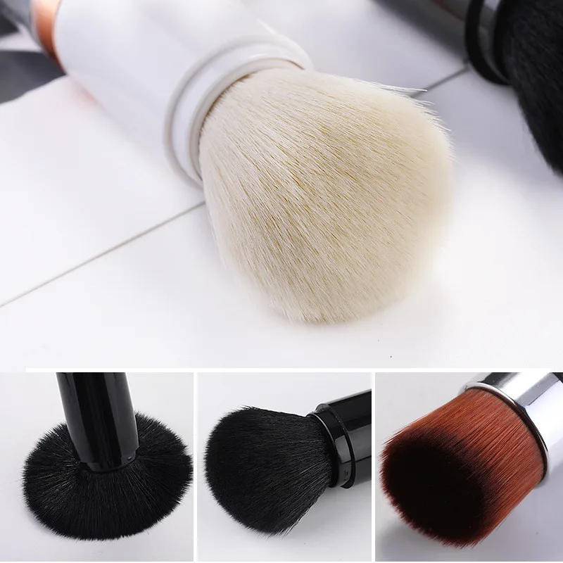 1pcs Double-headed Makeup Blush Lip Brush Eyeshadow Retractable Cosmetic Lipstick Gloss Make Up Brushes Cap Portable | Красота и