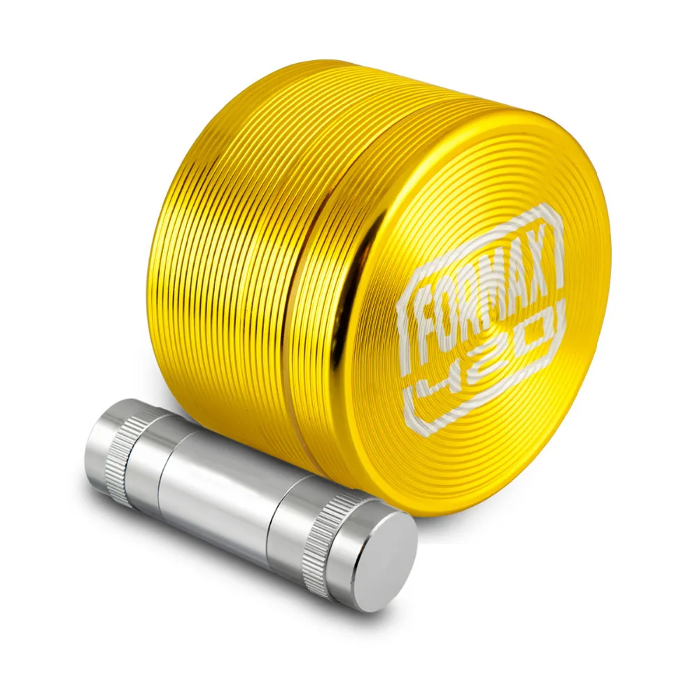 Formax420 62 мм пульсация CNC Золотая табачная мельница 4 шт. с пыльцеуловителем и